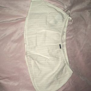 Off the shoulder tube top (white)